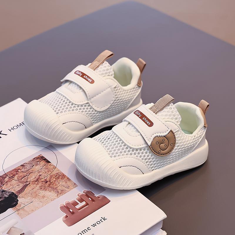 Spring And Summer Double Mesh Breathable Baby Shoes Soft Sole Infant Shoes Non-Slip Toddler Shoes For Boys And Girls