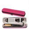 Durable EVA Travel Case for Hair Straightener & Curling Styler - Drop-Proof Protection, Compact Design with Interior Compartments for Cables