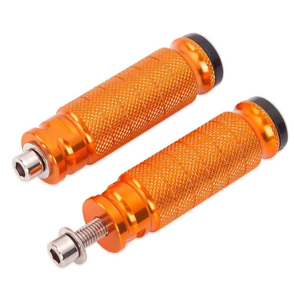 

For BMW Honda Suzuki Kawasaki Motorcycle Universal CNC Foot Pegs Rear Set Rests Racing Pegs Pedal оранжевый