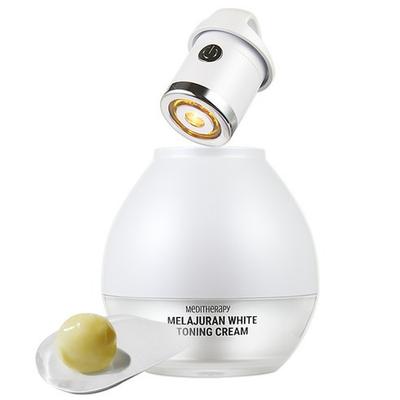 Melazuran White Toning Cream Set (50ml + EMS Device) – Brightening & Dark Spot Skincare Duo, Korean