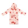Star Girls Bow Fleece Robe