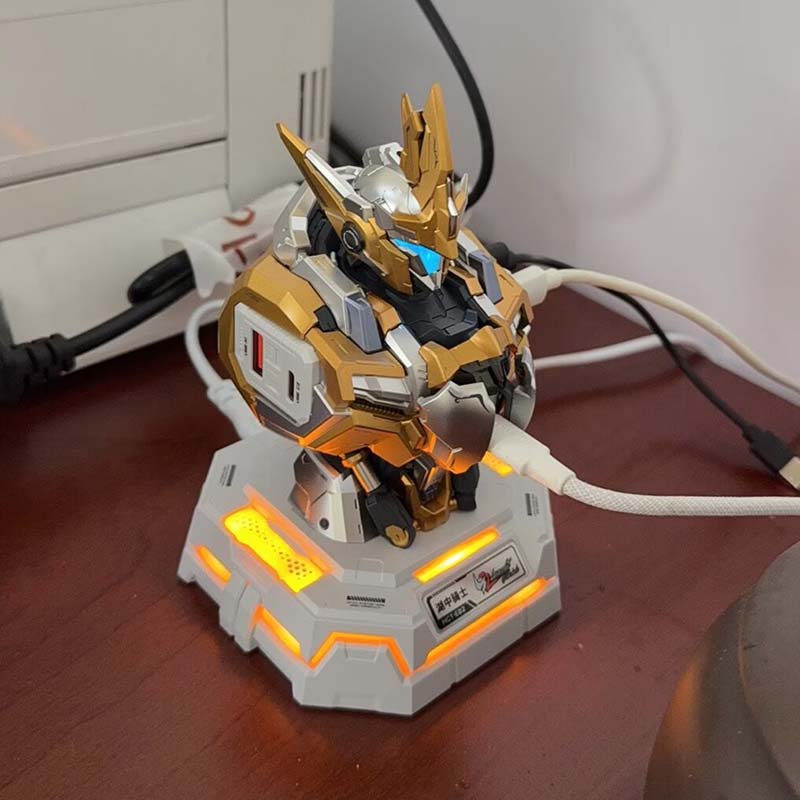 Lake Knight Gilded version Figure Bust Charging Center Model Toy Fast Charging Desktop Ornament For Hobby Collectors Adult Gift