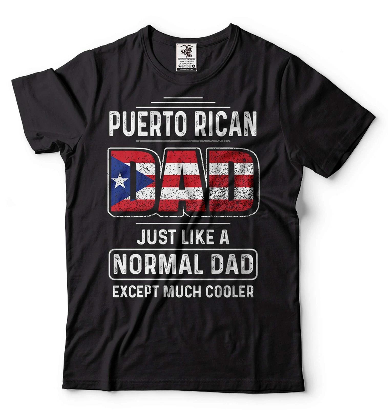 Puerto Rican Dad Shirt Puerto Rican Father s Day T-Shirt Dad Patriotic Shirt L