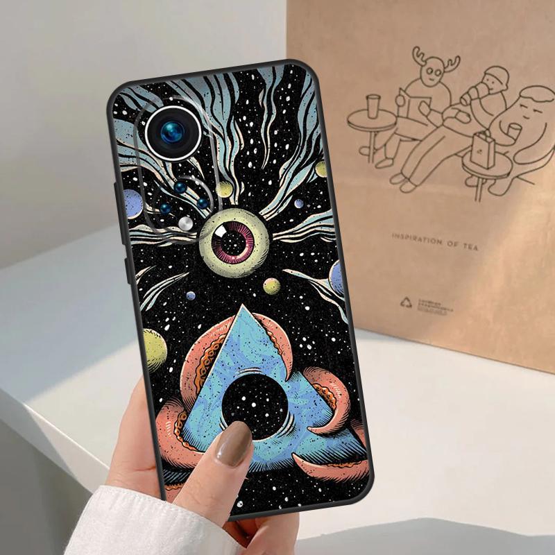Eye Illustration Case For Honor Magic 8 5 6 7 Pro Cover For Honor 400 200 Lite 50 70 90 X8a X8b X9a X9b X9c