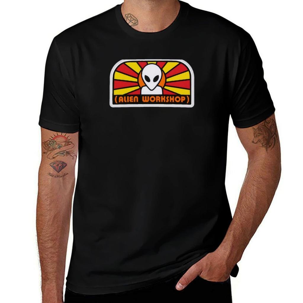 Alien Workshop Logo Tshirt Big Size Loose Fit Tee Shirt