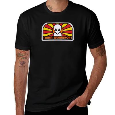 Alien Workshop Logo Tshirt Big Size Loose Fit Tee Shirt