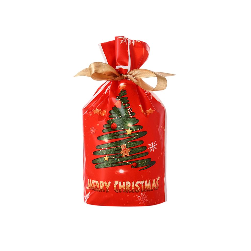 50 Pieces Christmas Drawstring Gift Bags Christmas Wrapping Bags Treats Christma S Party Pouch Sweet Candy Bags With Ribbon Ties