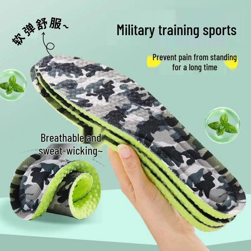 Newcomer 0.5 Military Training Comfort Insoles – Anti-Fatigue & Deodorizing for University Training