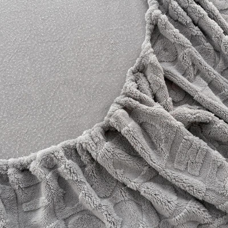 2025 סדין מיטה קטיפה סדין פשתן סדין קטיפה 3D אותיות אהבה כיסוי מזרן מתכוונן אלסטי סדין מתכוונן