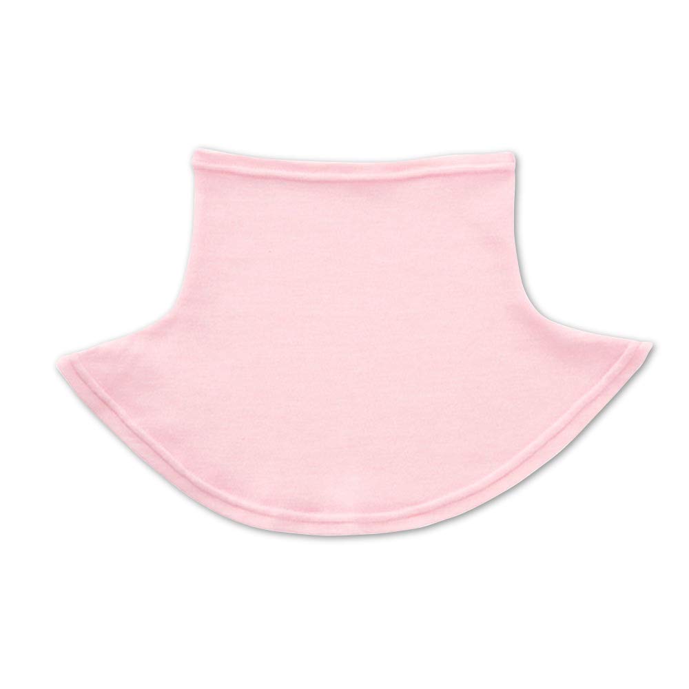 Sleeping Neck Warmer with Cotton Lining and Silk Moisture Prevents Chills and Made In Pink G12-0072_PK Dryness, Japan,