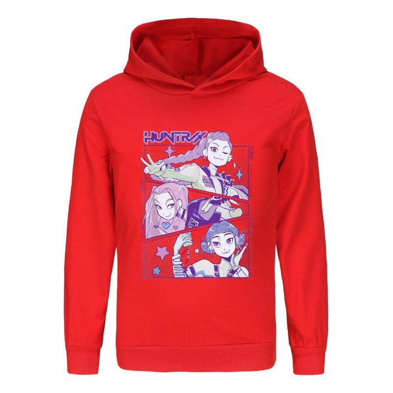 

KPop Demon Hunters Huntrix Boys Hoodies Girl Fashion Hoodie Children Casual Pullovers Sweaters Long Sleeves Kids Autumn Clothes 110 34Y