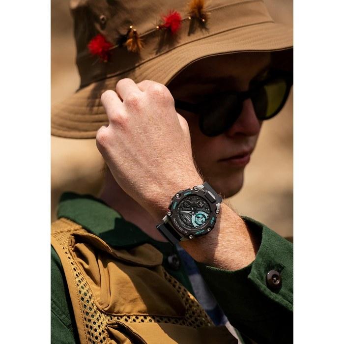 [Casio] G-Shock GA-2200M-1AJF Watch, Black/Blue