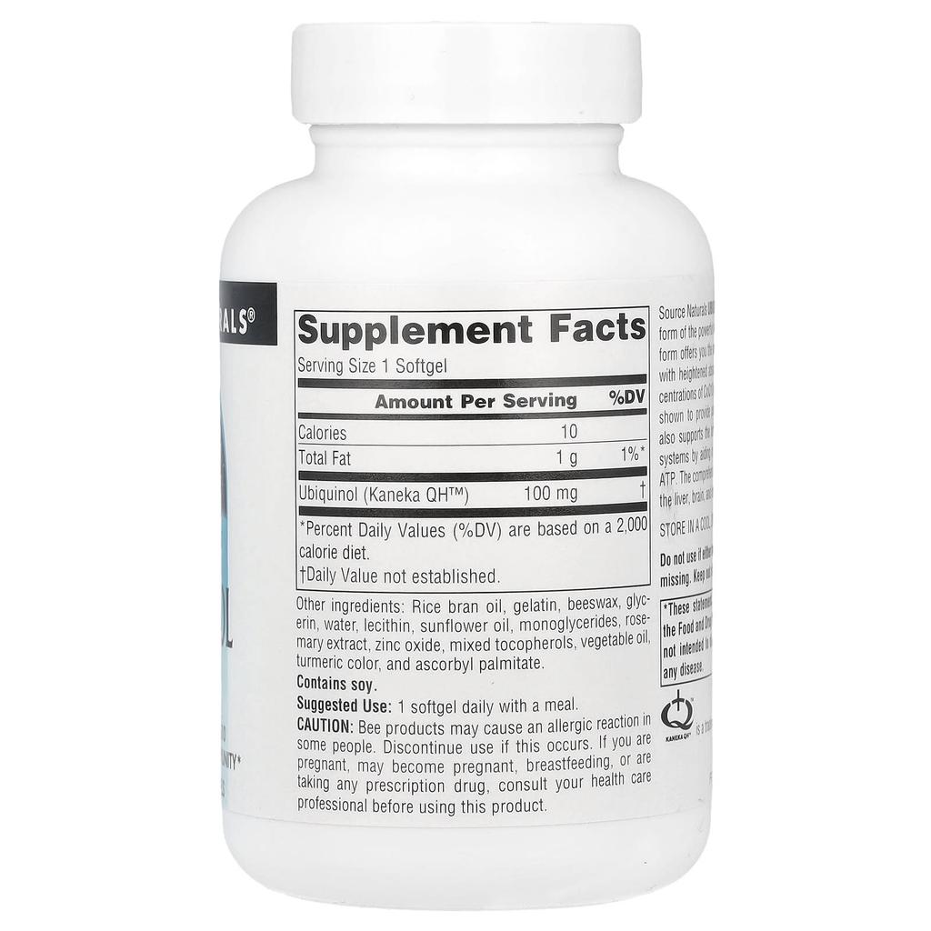 Ubiquinol Coqh, 100Mg, 60 Weichkapseln