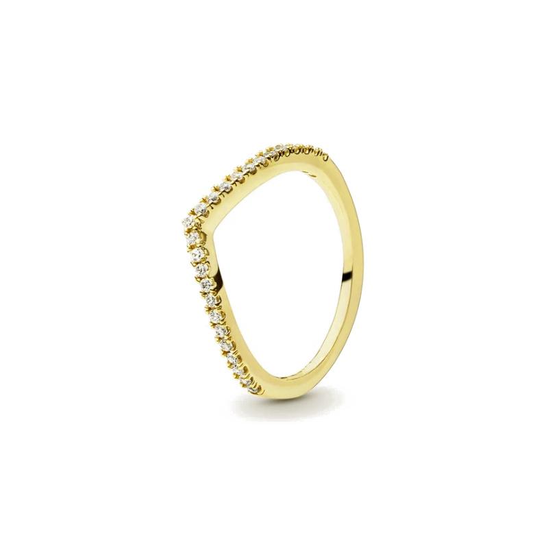 

New 925 Silver Rings 18K Gold Plated Crown Geometric Square Irregular Shape Ring for Women Silver 925 Ring Jewelry Love Gift 6