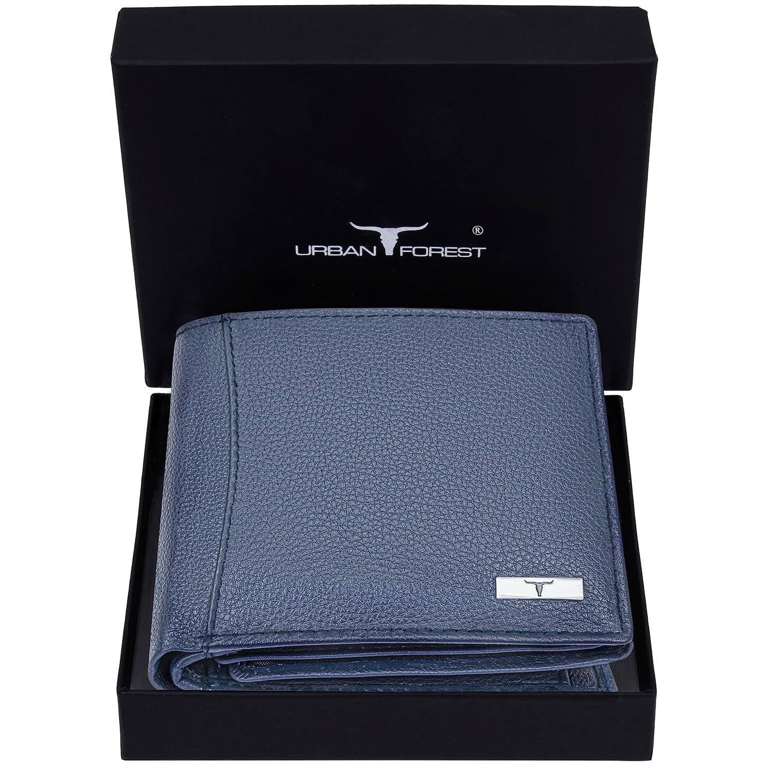 

Мужской кошелек из анилиновой кожи Oliver бледно-синий