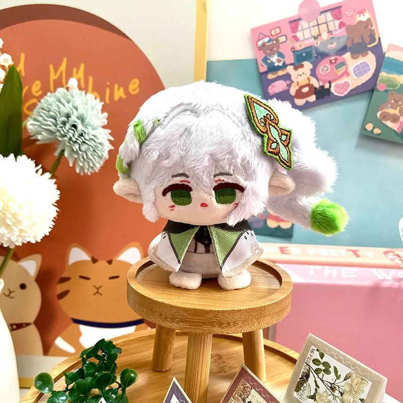 Anime Cosplay Pendant Keychain for Kids Genshin Impact Plush Doll featuring Kaveh Tighnari Al Haitham Dottore Xiao Diluc Kazuha