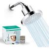 Filtered Shower Head, Anti-Clog High Pressure Shower Heads with 20-Stage Filter for Softening Hard Water To Improve Hair and Skin Problems