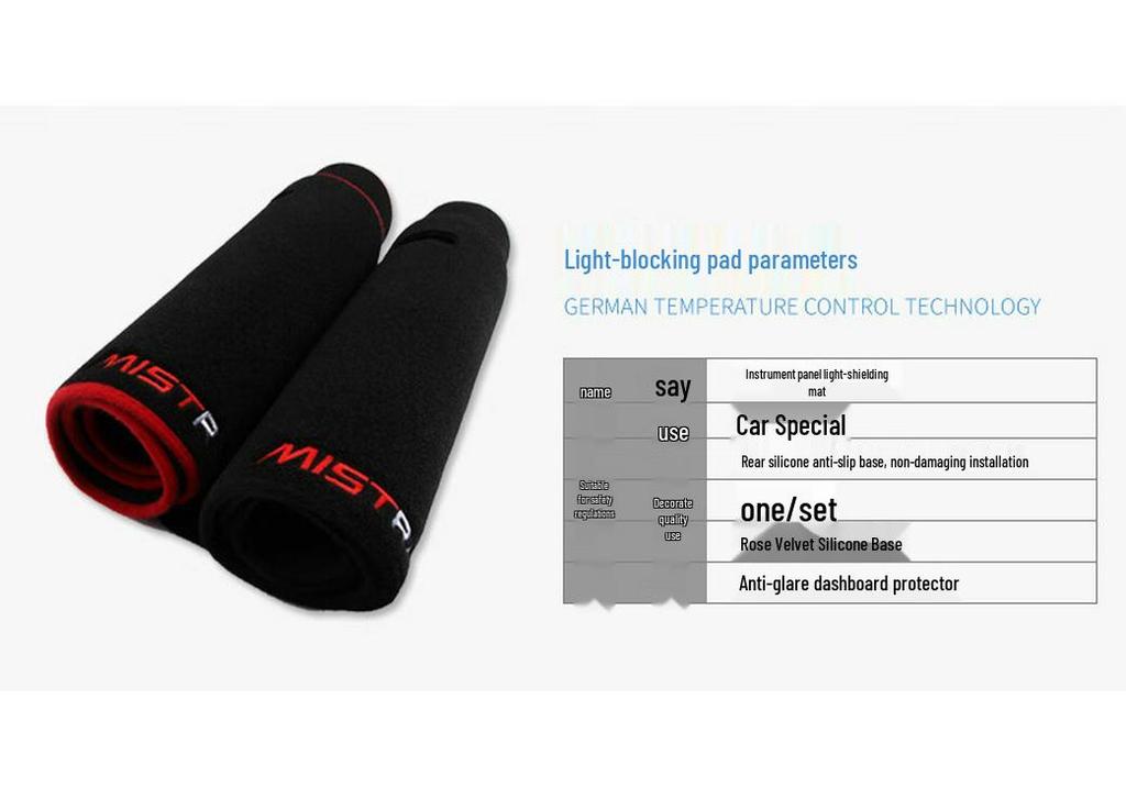 Haval Shenshou Dashboard Anti-glare Sunshade Pad (22-25) - Heat Insulating Console Cover