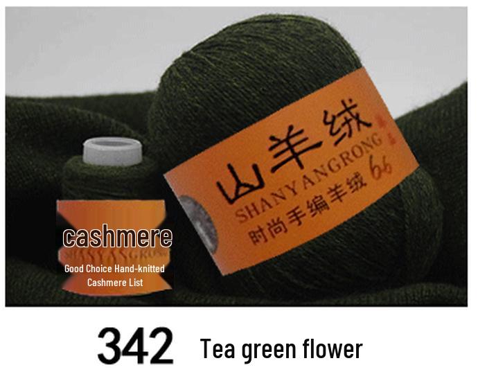 Reines Kaschmir & Wolle 6+6 Garn zum Hand- oder Maschinenstricken - Mittel-Dicke Nerzmischung