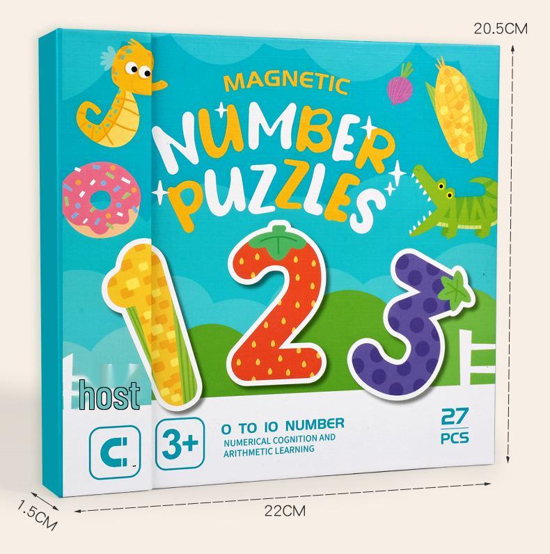 26 English Letter Magnetic Cards - Educational Puzzle Toy for Kids