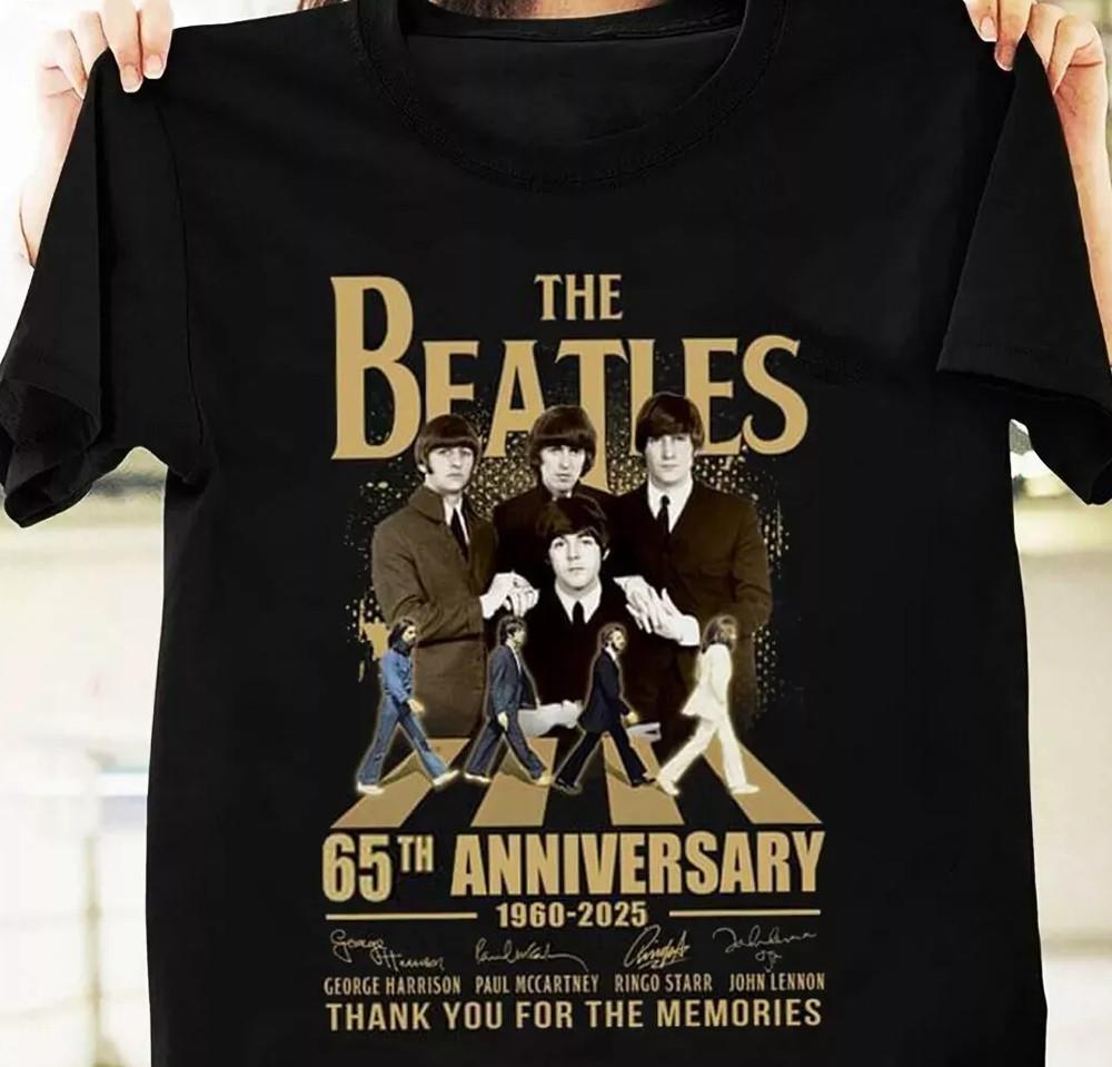 

The Beatles Rock Band 1960-2025 65-я годовщина Унисекс Рубашка Унисекс Футболка M