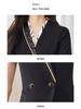 Women's Professional Flight Attendant Skirt Suit - Elegant Summer Workwear for Jewelry Stores & Hotels