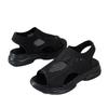 Summer Fashion Women 2026 Peep Toe Platform Wedge Comfortable Black White Mesh Breathable Non-slip Sandals Casual Beach Sandals