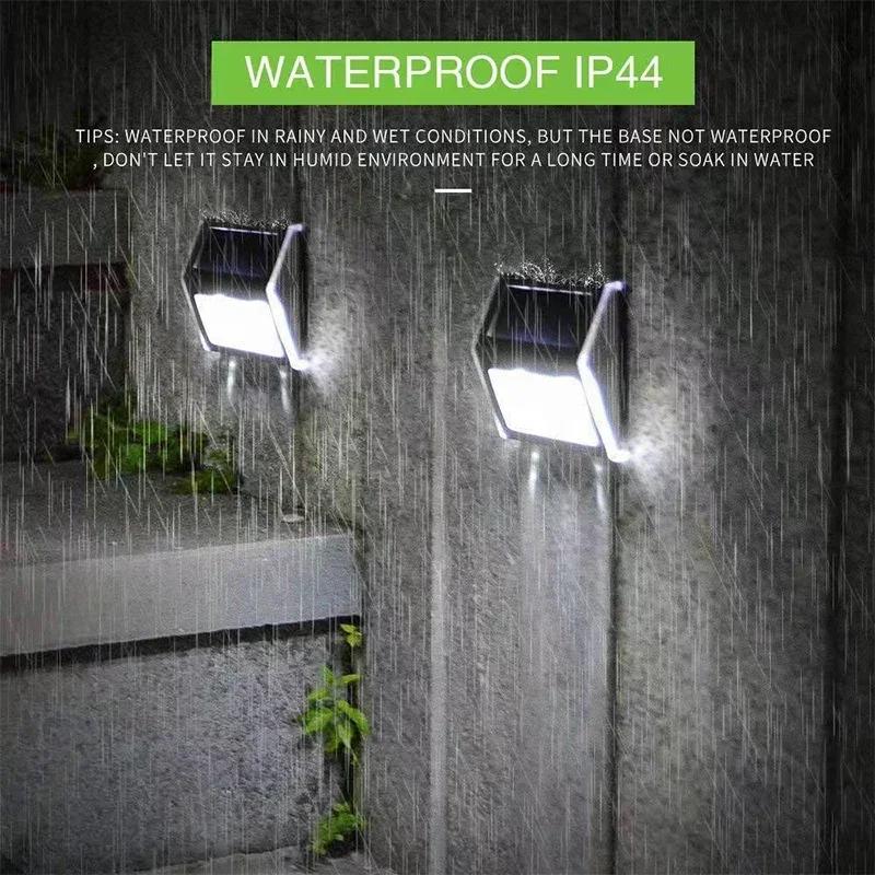 Solar Deck Lights Fence Lights Outdoor Step Lights Waterproof Solar Lights for Railing Stairs Step Fence Yard Patio and Pathway