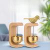 Wind-bell Magnetic Inhalation Dopamine Into The Door To Remind Bell Walnut Wind-bell Home Copper Ornam Creative Bedroom Pendant