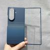 Funda Magnética Ultra Fina de Fibra de Carbono para Samsung Z Fold7, Protección Nano PC de Eje Medio