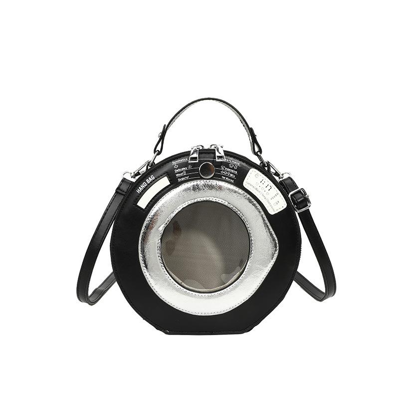 

Модная портативная цилиндрическая сумка Женская новая универсальная повседневная на плечо, сумка-мессенджер