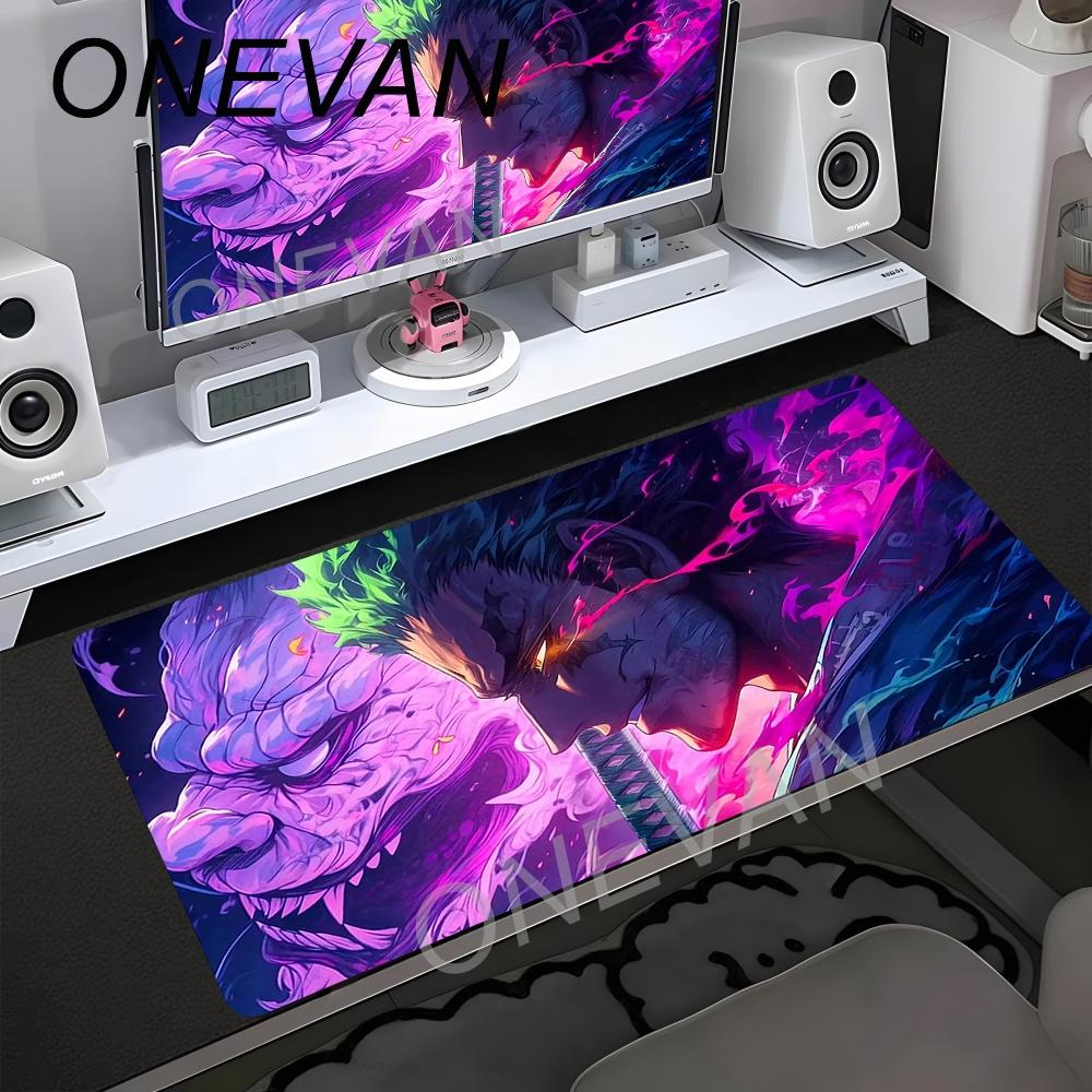 Large Mouse Pads One Piece Zoro Keyboard Mat NonSlip Rubber Carpet Office Computer Deskmat PC Gamer Mousepad Natural Rubber Pads