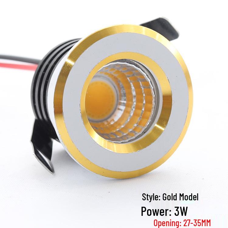 Mini LED Recessed Spotlight for Jewelry/Wine Display, 3cm-4cm Opening, Bullseye/Starry Sky Design