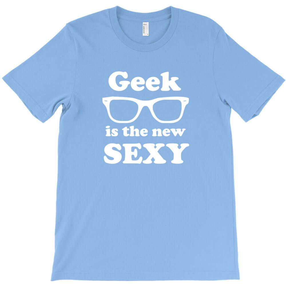 Geek Is The Sexy T Shirt Mens Short Sleeved Tee Shirt T