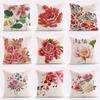 Nordic Vintage Floral Pattern Throw Pillow Cover With Short Plush Print Living Room Sofa Decoration Cushion Cover Pillow Covers