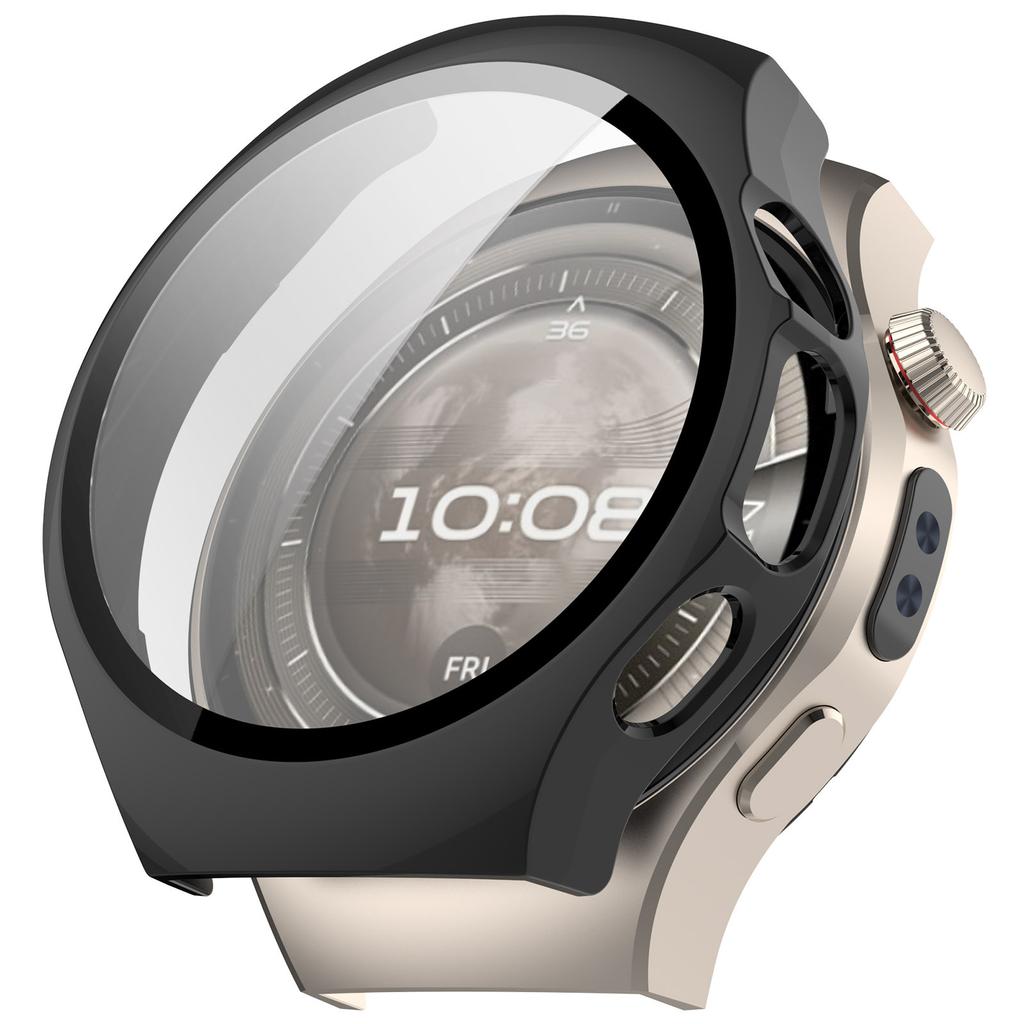 Hard PC Case Glass For Huawei Watch 5 42mm 46mm Bumper Shell Full Cover Screen Protector Smartwatch Accessories