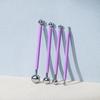 For Embossing Pattern 4 Pcs Point Drill Creasing Pen With DIY Ball Styluses Tools Spiral Double Head Clay Sculpting Tools