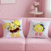 Happy Tree Friends Pillowcase Double Sided 2Dprint Soft Pillow Cover With Hidden Zipper Decor Sofa Bedroom Living Room Vibe Gift