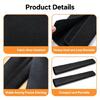 Strength Training Band Wear Guard Sleeve, Black Workout Accessory for Resistance Band Contact During Repeated Use