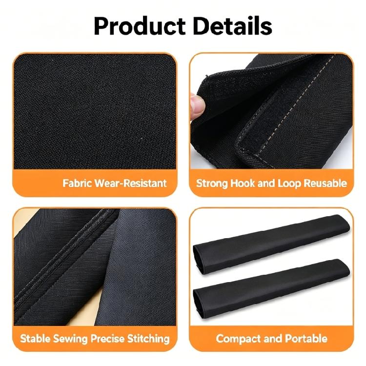 Strength Training Band Wear Guard Sleeve, Black Workout Accessory for Resistance Band Contact During Repeated Use