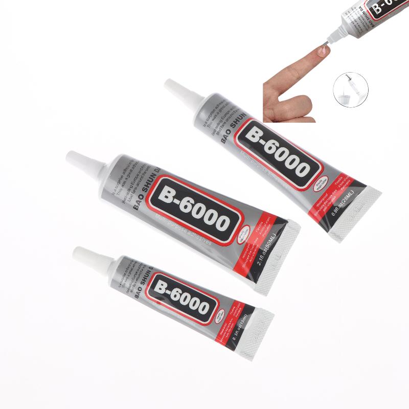 1/5Pcs Telephone Mobile Phone Touch Screen Adhesive 15/25/50Ml B6000 Super Glue Diy Repair Jewelry Glass Office Supplies