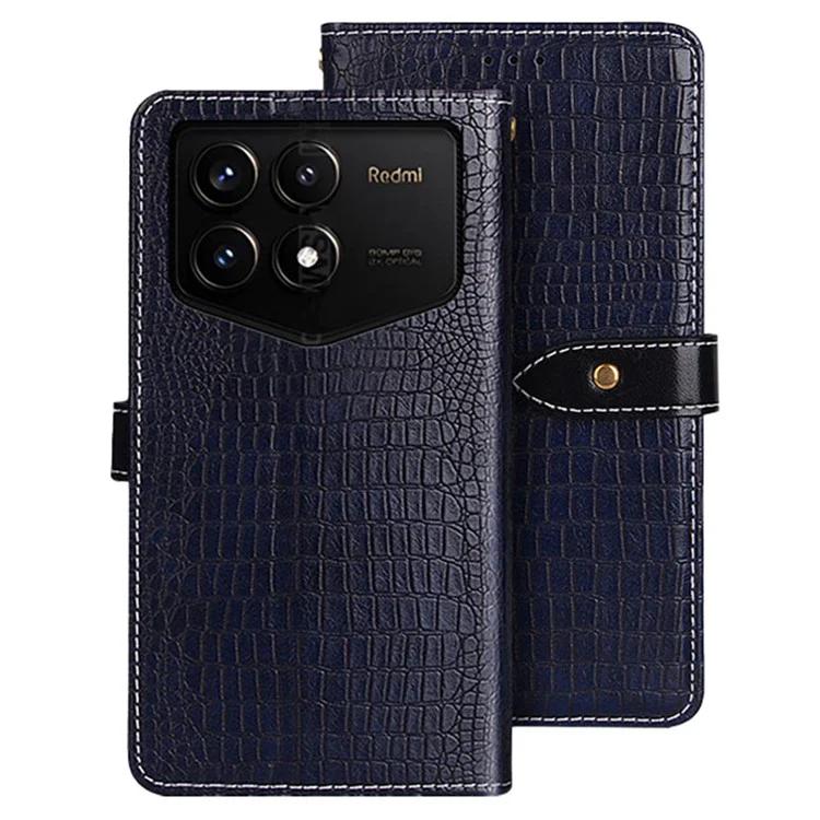 

For Xiaomi Redmi K70 Pro Champion Edition Case Crocodile Texture PU Leather Stand Cover