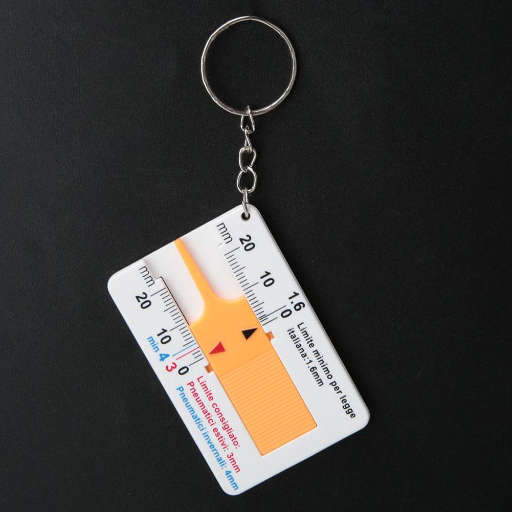 

020 мм Высокоточный пластиковый глубиномер для шин, штангенциркуль, измерительная линейка