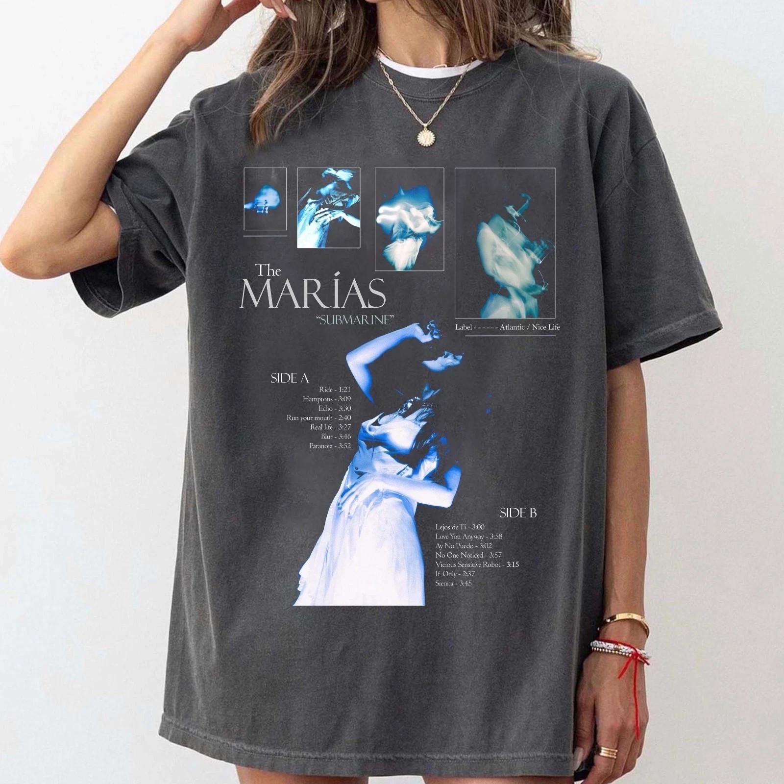 The Marias Tour 2026 the Marias Poster T-Shirt Full Sizes S-5XL Unisex Tee L