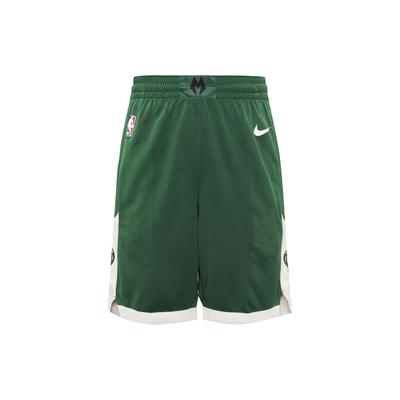 NBA Swingman Milwaukee Bucks Icon Edition Shorts Green/White/Cream Men Streetwear AJ5623-323