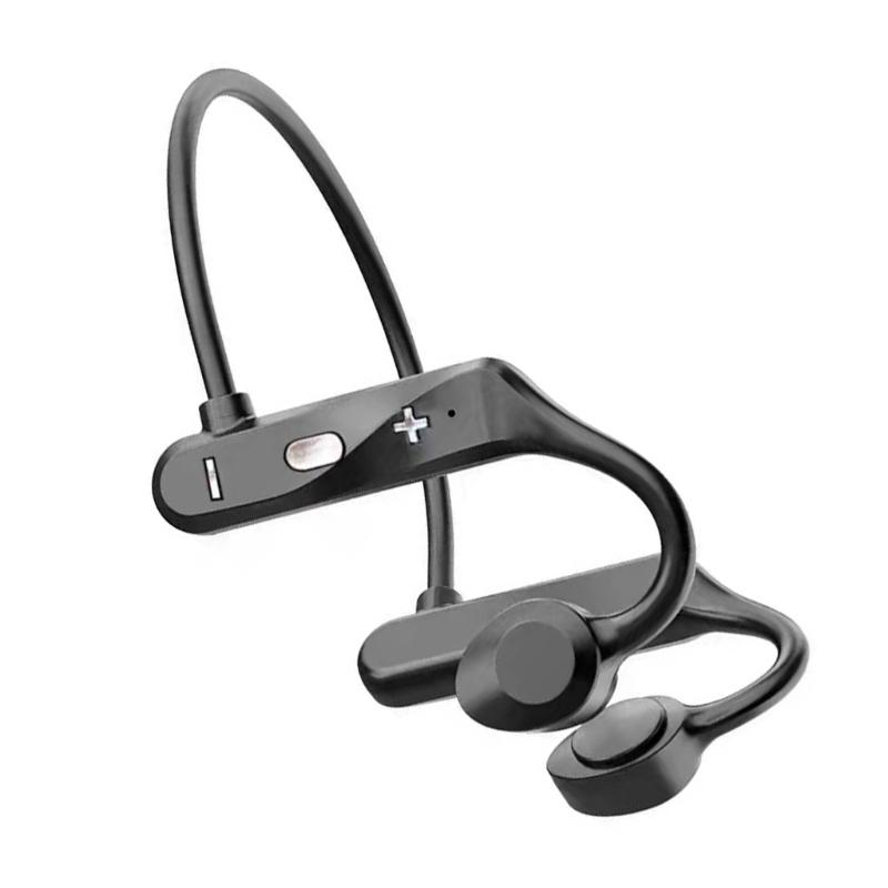 K69 Real Bone Conduction Earphones BLE5.2 Wireless Bluetooth-compatible Headset Open-Ear Sports Earphone with Mic