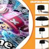 Personalisierter Anime-Druckschirm mit individuellem Namen, Automatisches Öffnen und Schließen, Stabiler 8-Speichen-Rahmen, Für Pendeln, Camping, Wandern, Geburtstagsgeschenk