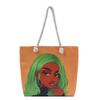 Chic European & American Style Shoulder Tote: Versatile Beach & Shopping Bag