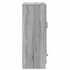Sideboard Grey Sonoma 66 X 34.5 X 92 Cm Engineered Wood