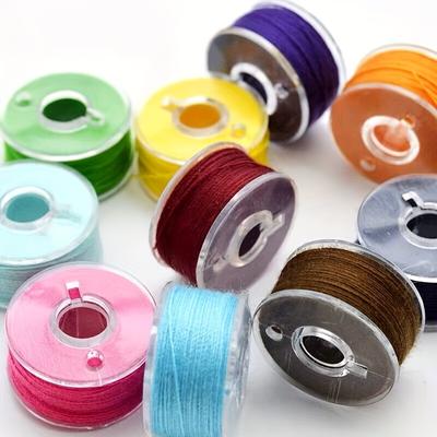 25/36pcs/set Bobbin With Sewing Thread, 25/36 Grids Boxed Color Bobbins, Practical Replacement Simple Installation Household